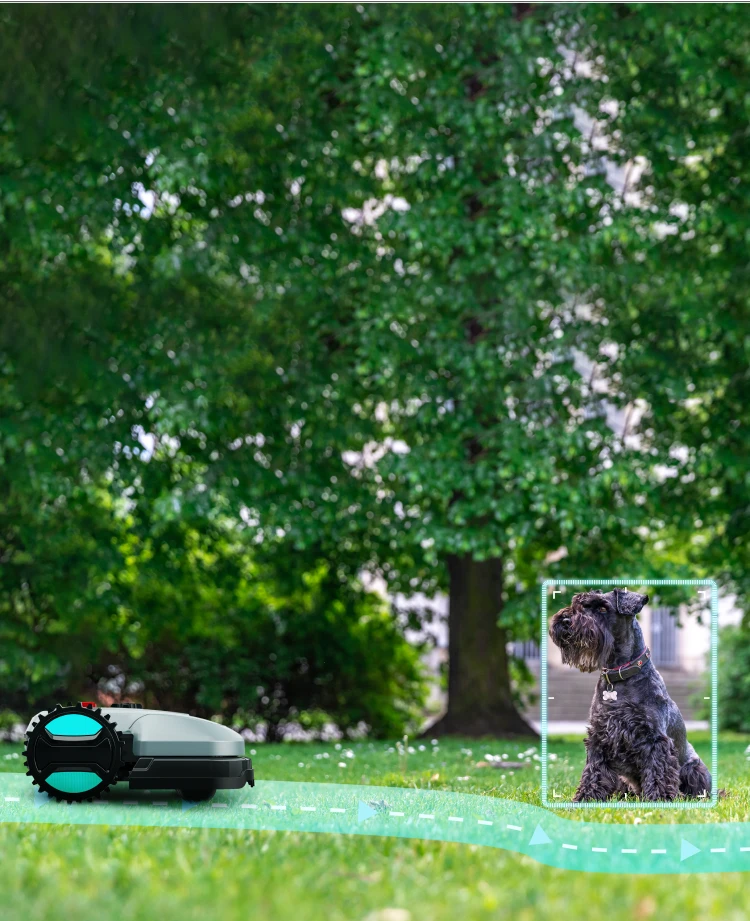 YARDCARE E400 Robotic Lawn Mower with Obstacle Avoidance