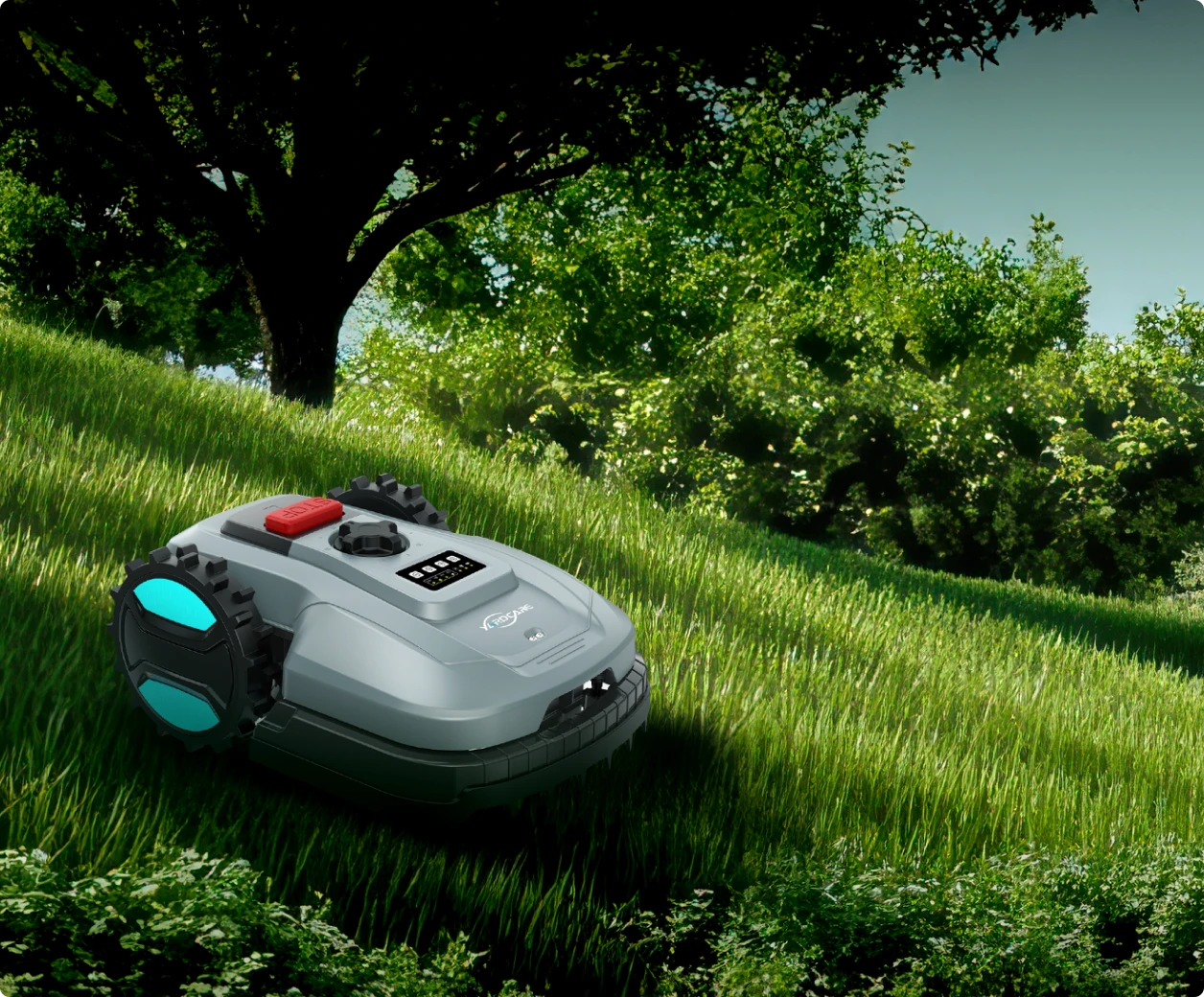 YARDCARE E400 Robotic Lawn Mower with Powerful Motor