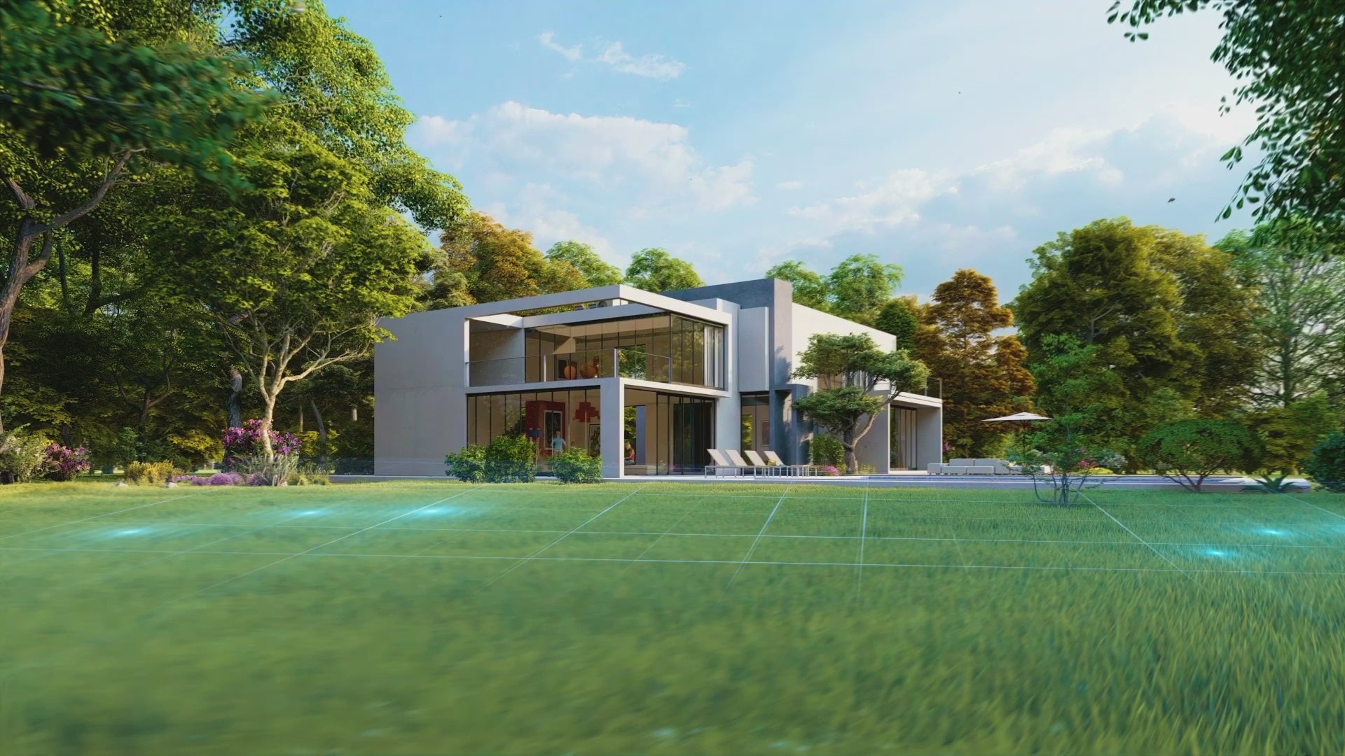 YARDCARE E400 Robotic Lawn Mower Video