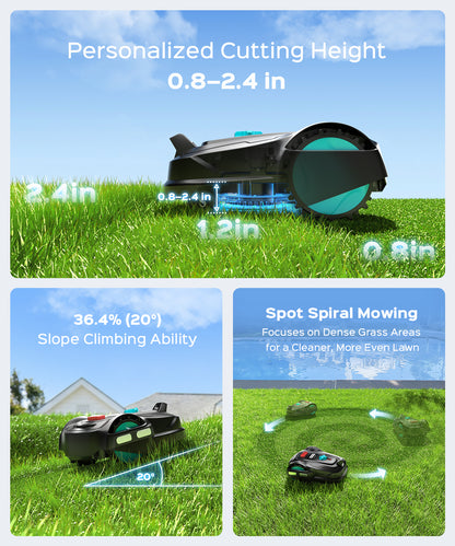 YARDCARE M800PLUS Robotic Lawn Mower
