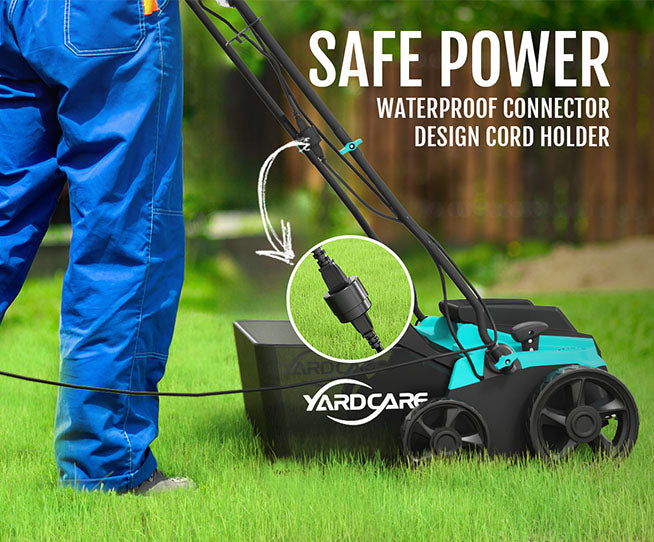 YARDCARE Lawn Mower with Safe Power