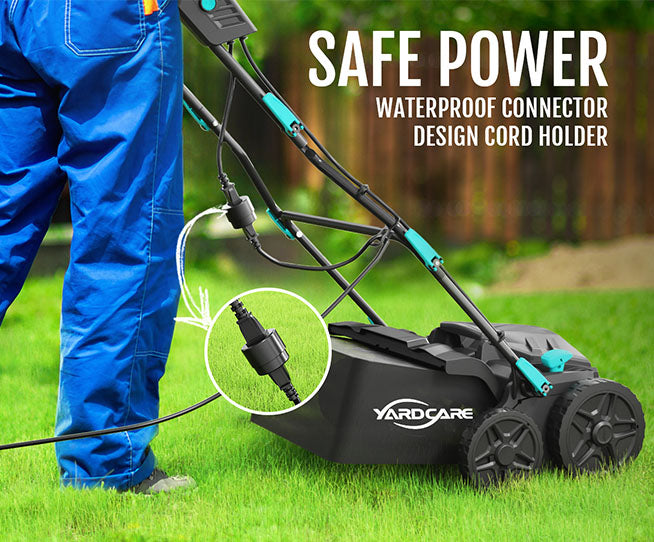 YARDCARE Dethatcher & Scarifier with Safety Power