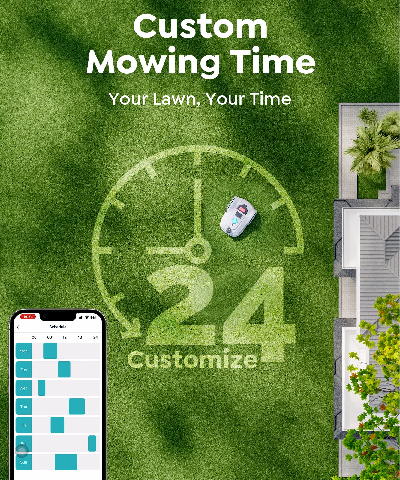 YARDCARE M800PLUS Robotic Lawn Mower