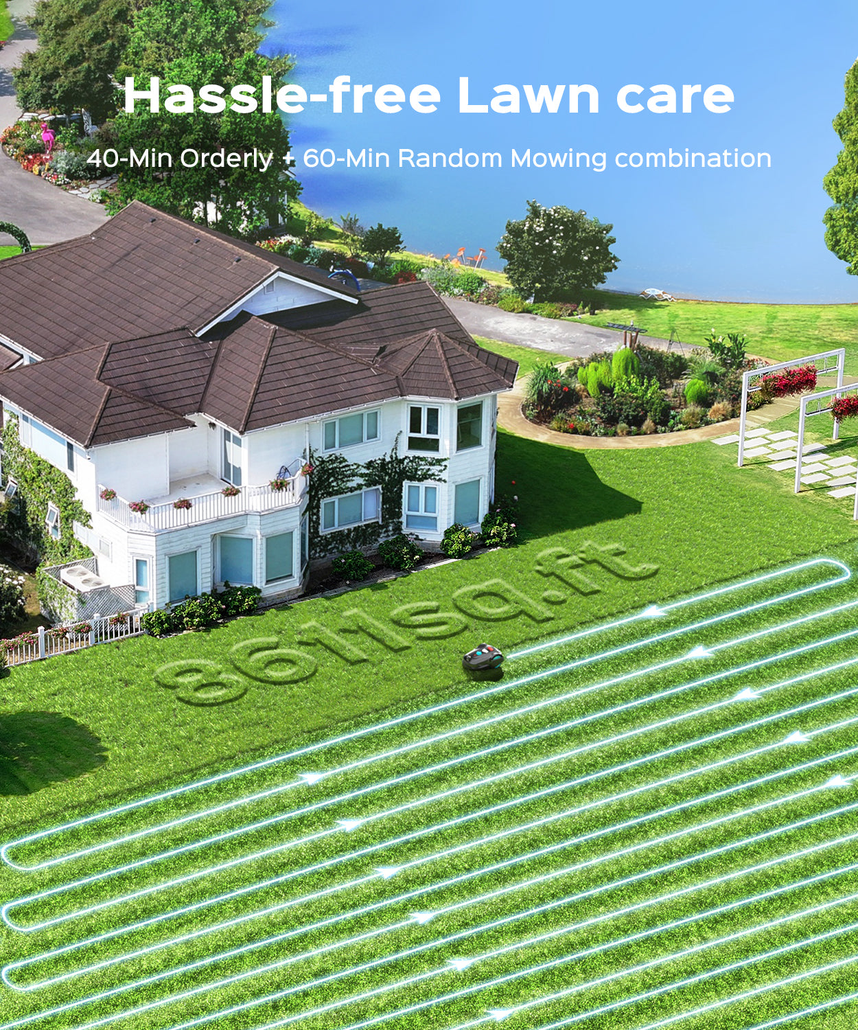 YARDCARE M800PLUS Robotic Lawn Mower