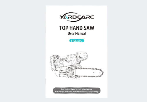 YARDCARE 12inch Brushless Chain Saw User Manual