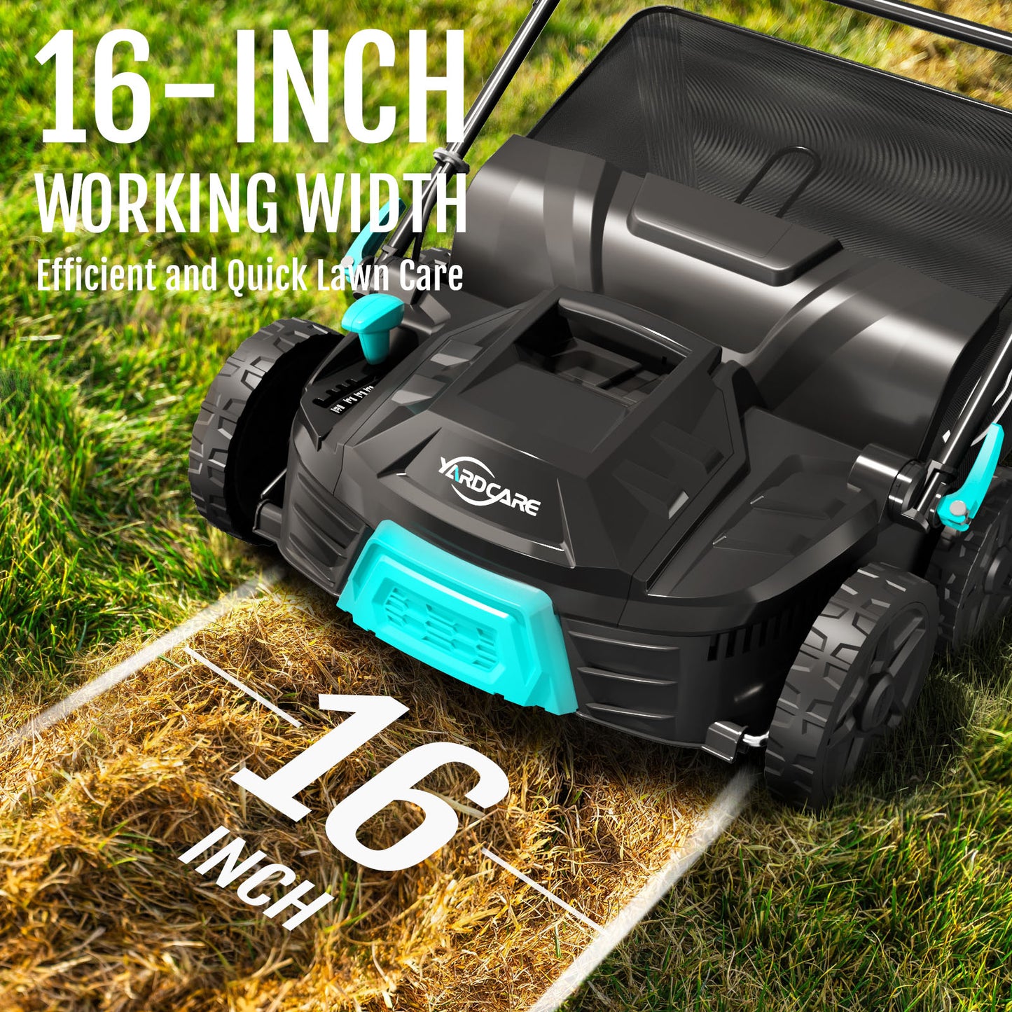16" 2-in-1 Dethatcher & Scarifier